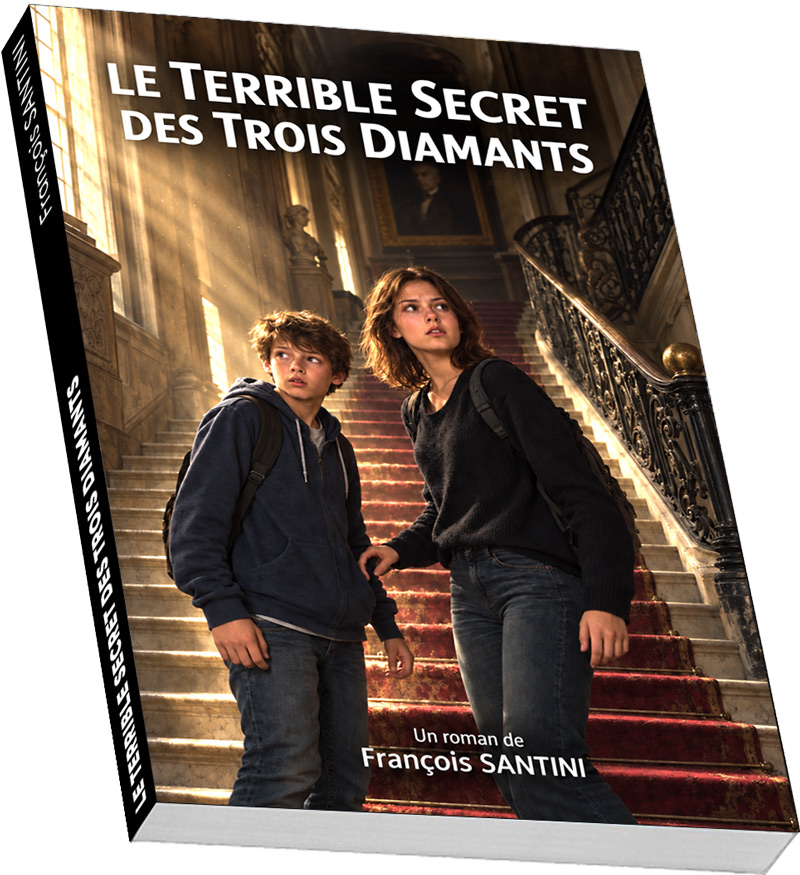 Le terrible secret des trois diamants, livre adolescent, livre jeunesse, roman jeunesse, roman fantastique, livre fantastique, aventure fantastique jeunesse, livre ado fantastique, roman fantastique jeunesse, roman science-fiction, science-fiction jeunesse
